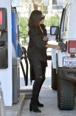 NAYA RIVERA at a Gas Station in Studio City 06/21/2016