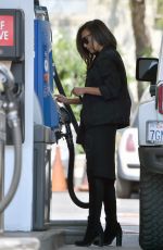 NAYA RIVERA at a Gas Station in Studio City 06/21/2016