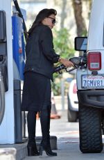 NAYA RIVERA at a Gas Station in Studio City 06/21/2016
