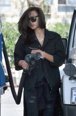 NAYA RIVERA at a Gas Station in Studio City 06/21/2016