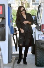 NAYA RIVERA at a Gas Station in Studio City 06/21/2016