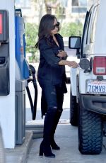 NAYA RIVERA at a Gas Station in Studio City 06/21/2016