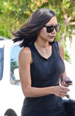 NAYA RIVERA Leaves a Hair Salon in West Hollywood 06/29/2016