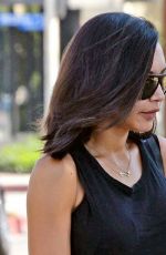 NAYA RIVERA Leaves a Hair Salon in West Hollywood 06/29/2016