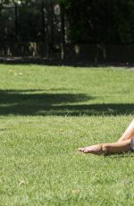 NICOLA HUGHES in Bikini in a Park in London 07/19/2016