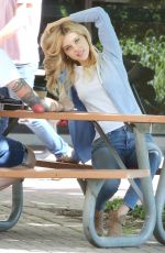 NICOLA PELTZ on the Set 