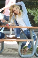 NICOLA PELTZ on the Set 