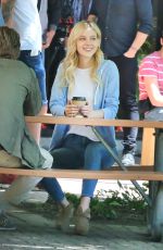 NICOLA PELTZ on the Set 