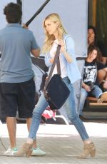 NICOLA PELTZ on the Set 