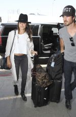 NIKKI REED at Los Angeles International Airport 07/14/2016