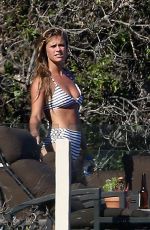 NINA AGDAL and Leonardo DiCaprio at a Beach in Malibu 07/17/2016