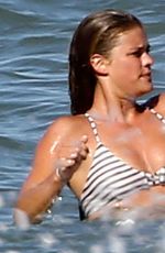 NINA AGDAL and Leonardo DiCaprio at a Beach in Malibu 07/17/2016
