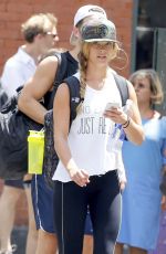 NINA AGDAL Out and About in New York 07/19/2016