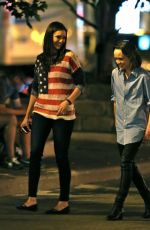 NINA DOBREV and ELLEN PAGE on the Set of 