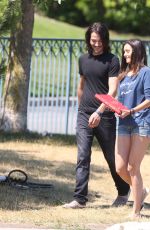 NINA DOBREV on the Set of 