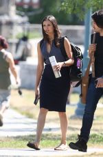 NINA DOBREV on the Set of 