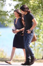 NINA DOBREV on the Set of 