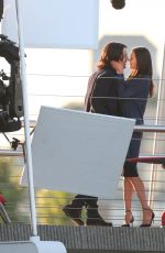NINA DOBREV on the Set of 