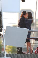 NINA DOBREV on the Set of 