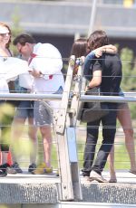 NINA DOBREV on the Set of 