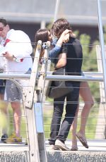 NINA DOBREV on the Set of 