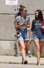 NINA DOBREV on the Set of 