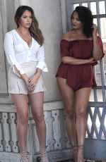 OLIVIA and SOPHIA PIERSON on the Set of a Photoshoot in West Hollywood 07/01/2016