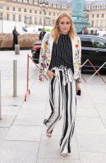OLIVIA PALERMO at Schiaparelli Haute Couture Fall/Winter 2016/2017 Fashion Show in Paris 07/04/2016