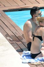 OLIVIA PALERMO in Bikini at a Pool in Capri 07/08/2016