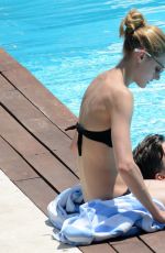 OLIVIA PALERMO in Bikini at a Pool in Capri 07/08/2016