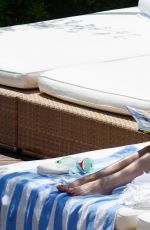 OLIVIA PALERMO in Bikini at a Pool in Capri 07/08/2016