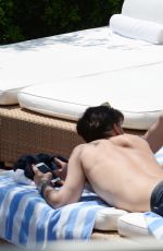 OLIVIA PALERMO in Bikini at a Pool in Capri 07/08/2016