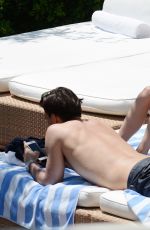 OLIVIA PALERMO in Bikini at a Pool in Capri 07/08/2016