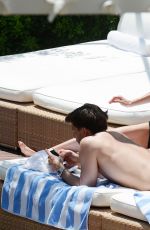 OLIVIA PALERMO in Bikini at a Pool in Capri 07/08/2016