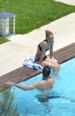 OLIVIA PALERMO in Bikini at a Pool in Capri 07/08/2016
