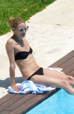 OLIVIA PALERMO in Bikini at a Pool in Capri 07/08/2016