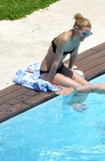 OLIVIA PALERMO in Bikini at a Pool in Capri 07/08/2016
