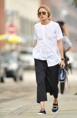 OLIVIA PALERMO Out and About in New York 07/30/2016