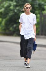 OLIVIA PALERMO Out and About in New York 07/30/2016