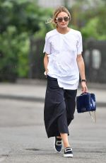OLIVIA PALERMO Out and About in New York 07/30/2016