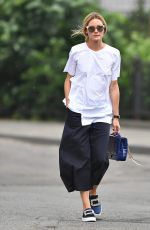 OLIVIA PALERMO Out and About in New York 07/30/2016