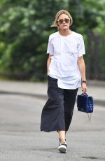 OLIVIA PALERMO Out and About in New York 07/30/2016