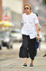 OLIVIA PALERMO Out and About in New York 07/30/2016