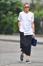 OLIVIA PALERMO Out and About in New York 07/30/2016