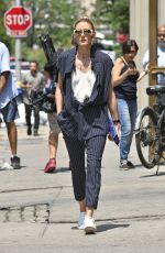 OLIVIA PALERMO Out in Brooklyn 07/29/2016