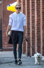 OLIVIA PALERMO Walks Her Dog in Brooklyn 07/18/2016