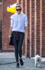 OLIVIA PALERMO Walks Her Dog in Brooklyn 07/18/2016