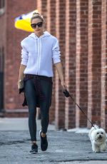 OLIVIA PALERMO Walks Her Dog in Brooklyn 07/18/2016