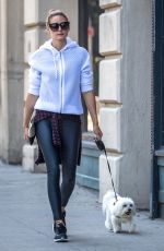 OLIVIA PALERMO Walks Her Dog in Brooklyn 07/18/2016