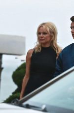 PAMELA ANDERSON at Nobu in Malibu 07/01/2016